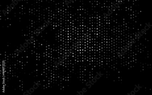 Dark Silver, Gray vector template with circles.
