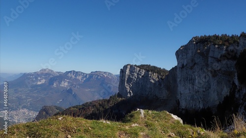 Vercors et Chartreuse en superposition.