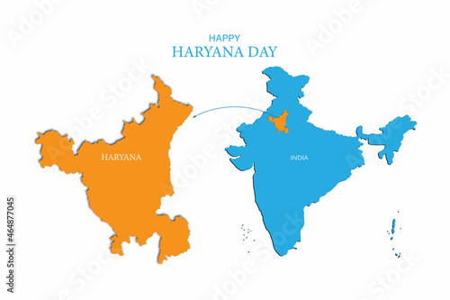 Haryana Day the formation of the state of Haryana .Haryana diwas. November 1. photo