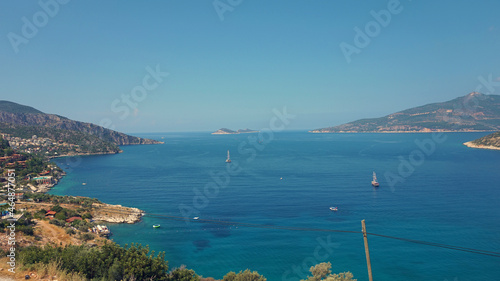 Beautiful view of the Mediterranean sea