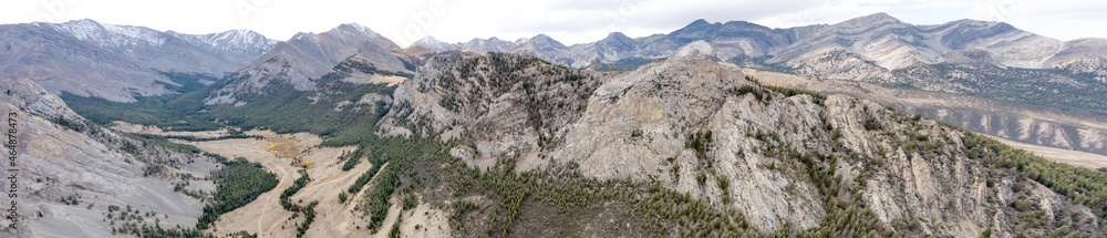 Aerial view of the Lost River Range in the Idaho Wilderness Aerial view of the Lost River Range in the Idaho Wilderness