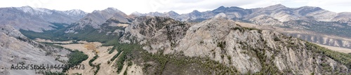 Aerial view of the Lost River Range in the Idaho Wilderness