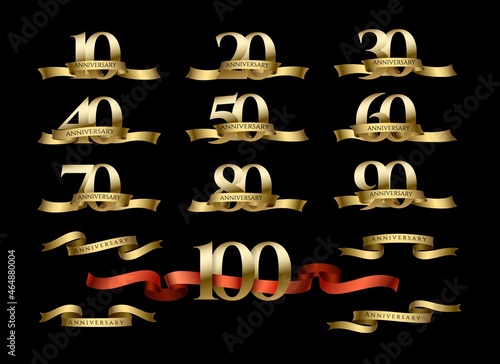 Celebration anniversary numbers