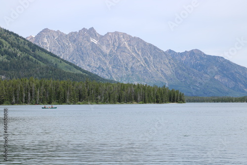 Grand Teton Range from Leigh Lake, Grand Teton National Park, Wyoming