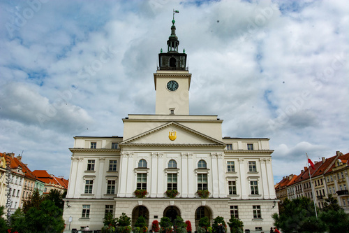 Obraz na płótnie stare miasto w Kaliszu w salonie