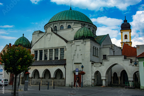 Obraz na płótnie stare miasto w Trenczynie w salonie