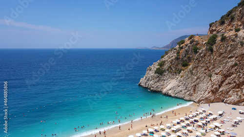 view of a gorgeous beach in the Mediterranean sea
