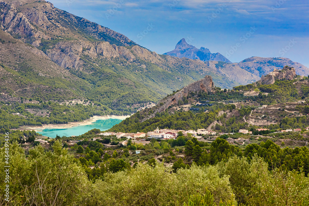 View of the Guadalest valley