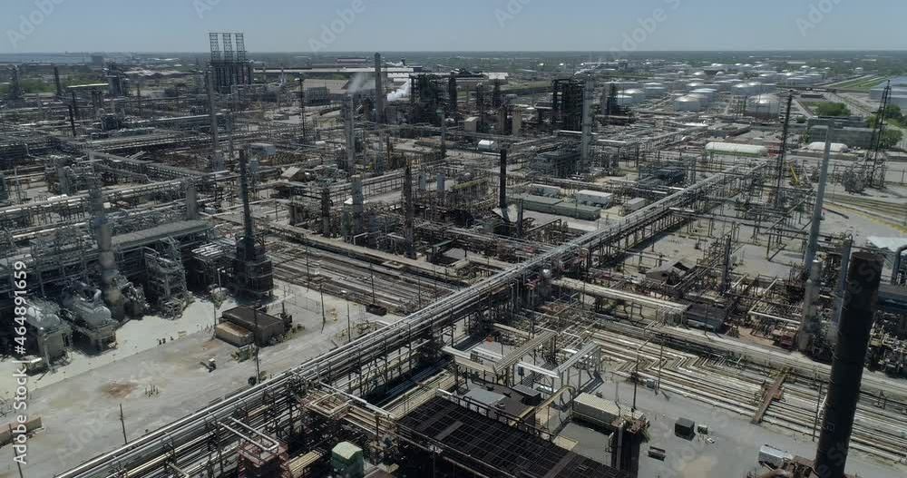 Aerial Shot of Massive Oil Refinery Complex Aerial Shot of Massive Oil Refinery Complex