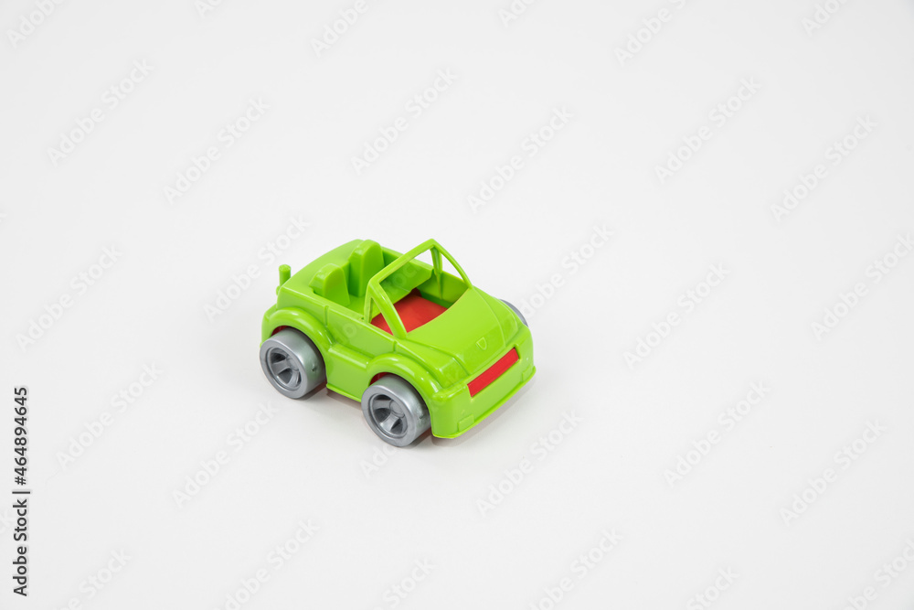 Multicolored plastic toy car. Buses. Equipment. Multicolored plastic toy car. Buses. Equipment.