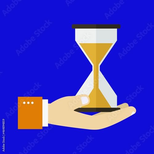 Hourglass in hand