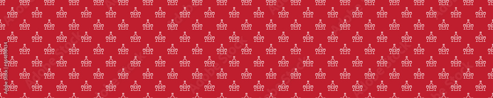 Seamless pattern with wine bottle and glasses Seamless pattern with wine bottle and glasses