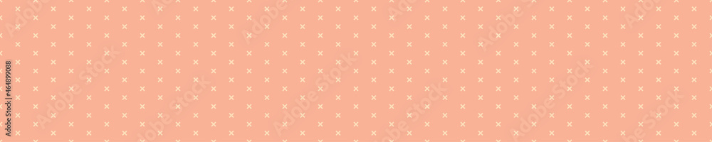 Seamless pattern with pink crosses