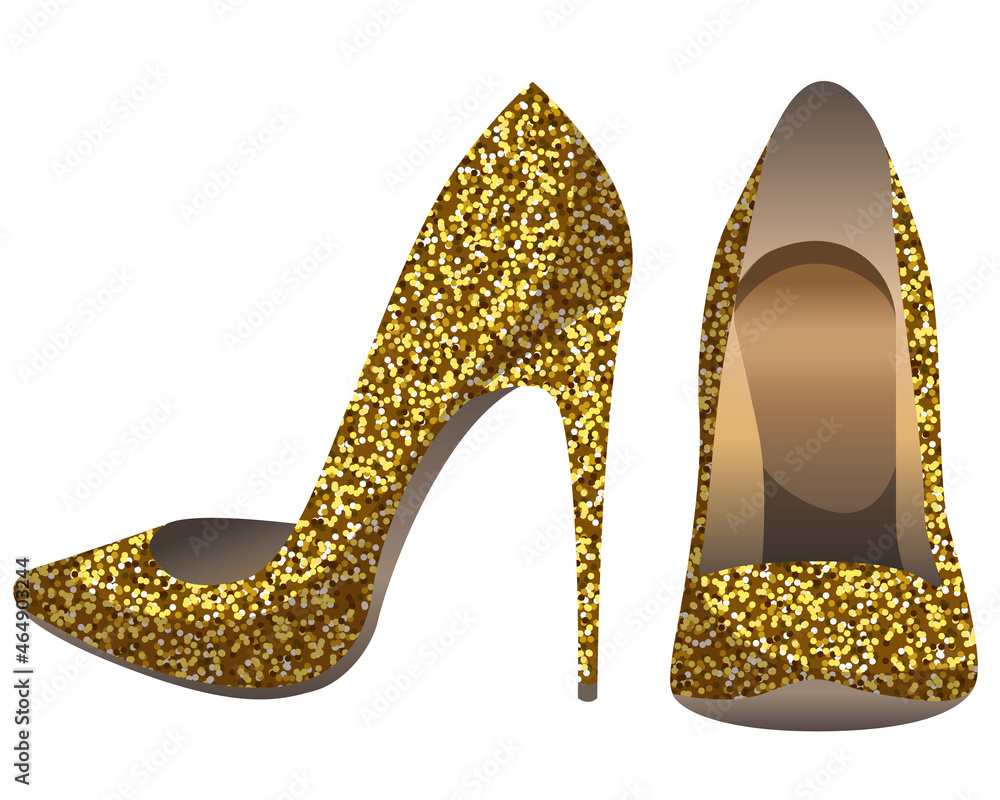jm looks Women Gold Heels - Buy jm looks Women Gold Heels Online at Best  Price - Shop Online for Footwears in India | Flipkart.com