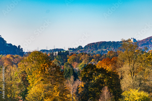 autumn landscape in the mountains - Maria Plain Salzburg Austria