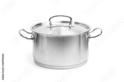 casserole with stainless steel lid professional kitchen utensils - Image