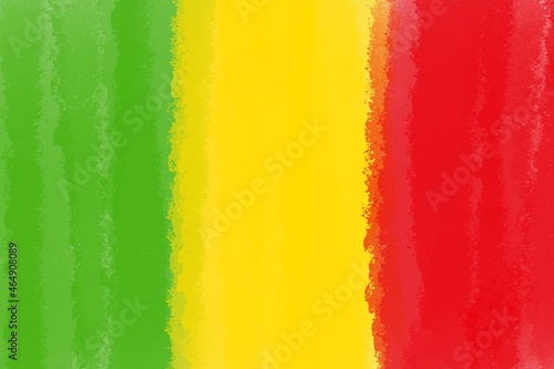 Tela Green yellow red, Reggae background