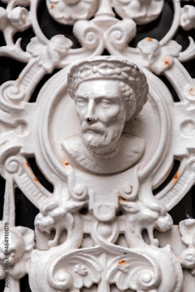 Human head shaped metal doorknob Human head shaped metal doorknob