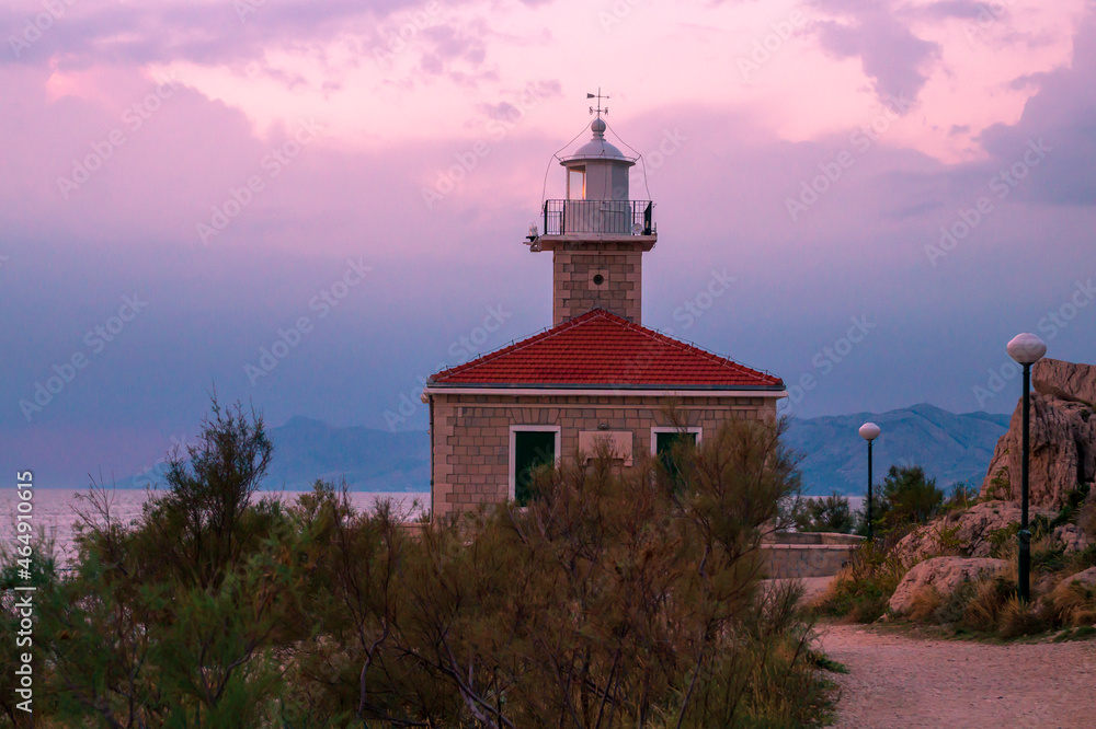 Lighthouse in sunset Lighthouse in sunset