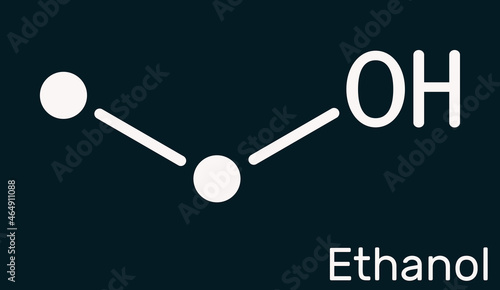 Photos Ethanol, C2H5OH molecule