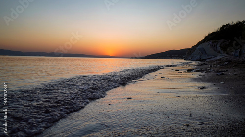 Sunset on the beach