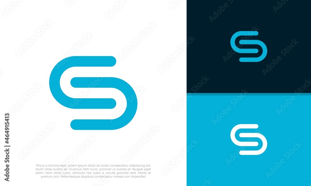 Initials S C logo design. Initial Letter Logo. Initials S C logo design. Initial Letter Logo.
