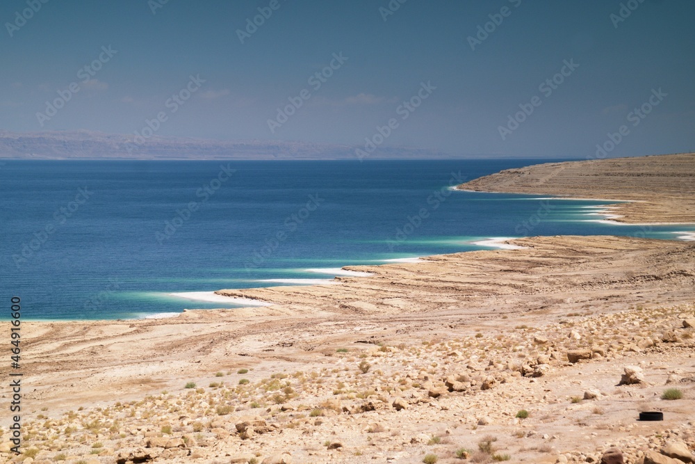 Dead Sea coast from the Jordan side