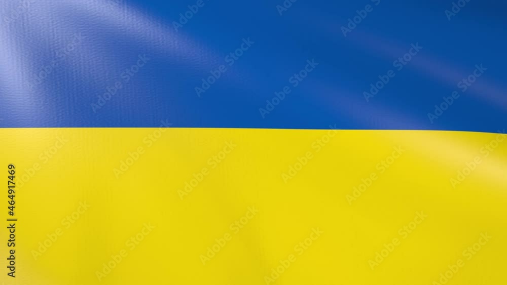Flag of Ukraine in the wind. 3d animation Flag of Ukraine in the wind. 3d animation