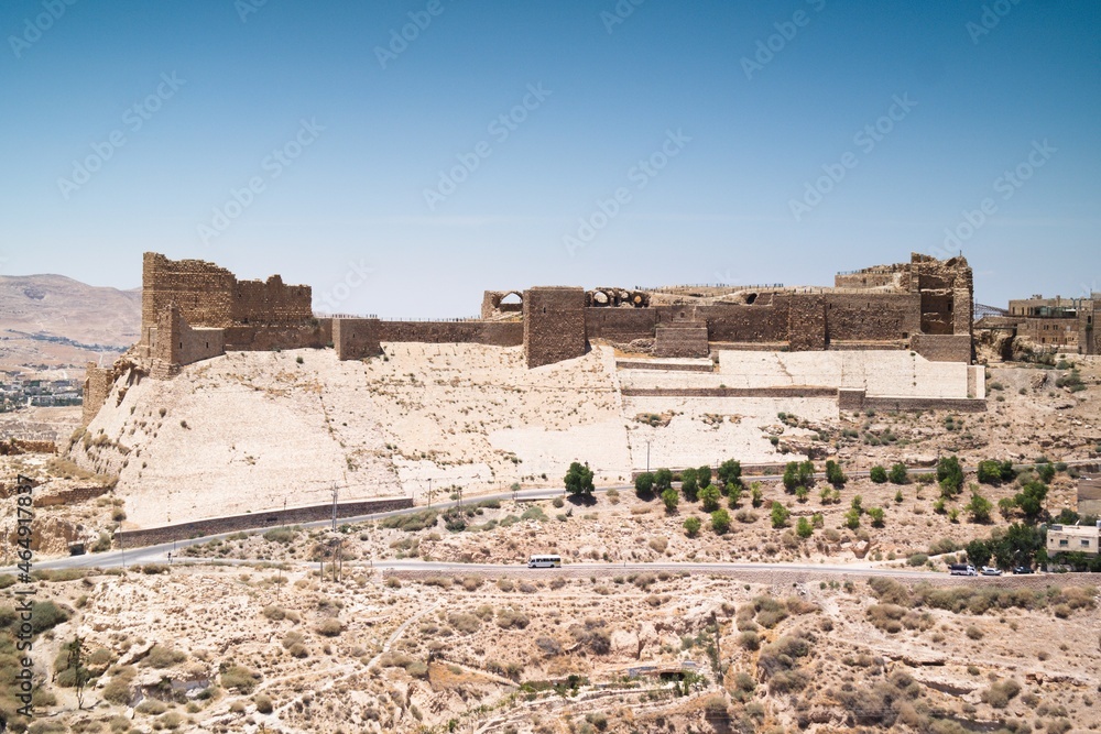 Karak Crusader castle in Jordan