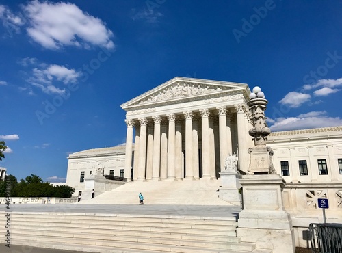 Supreme Court of the United States.Blue sky, diagonal.