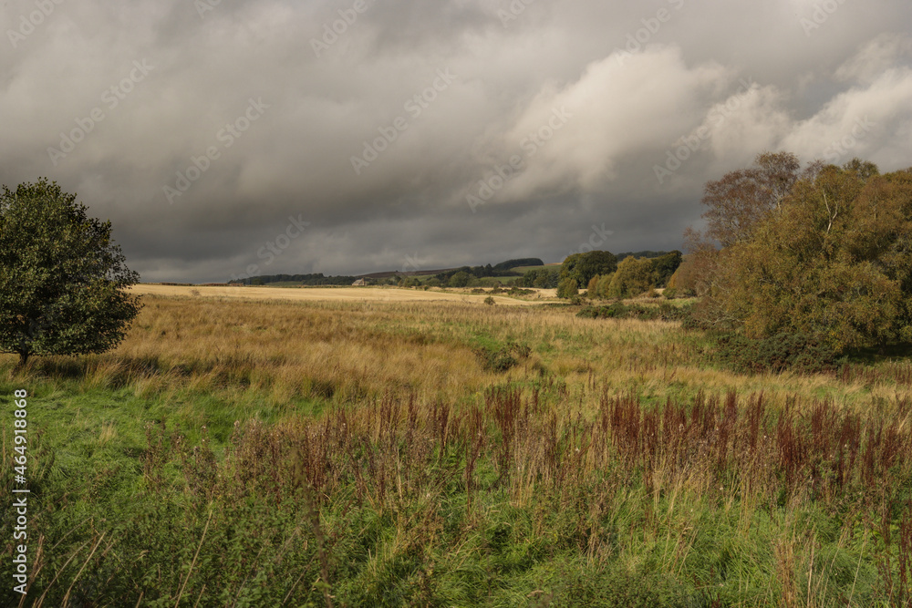 Footpath of the Cateran Trail between Blairgowrie and Bridge of Cally. Footpath of the Cateran Trail between Blairgowrie and Bridge of Cally.