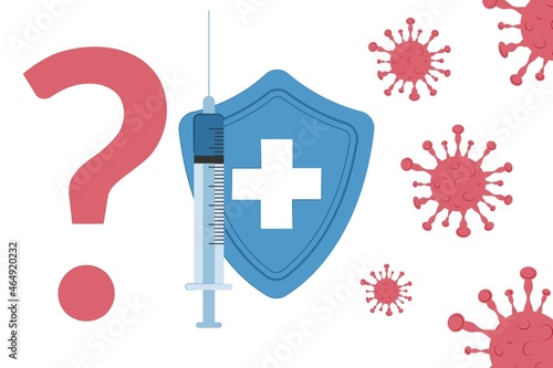 Choice to get vaccinated or not. Coronavirus vaccination. Pandemic