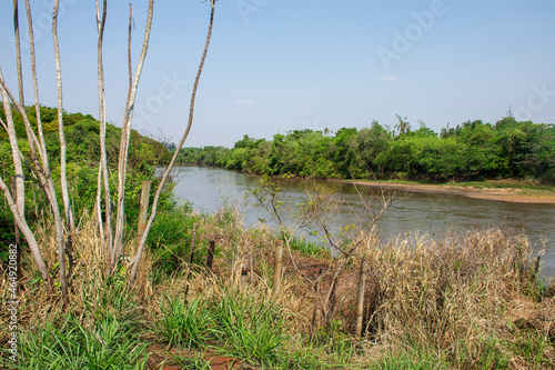 photograph of the River Dourado, in the city of Dourados, Mato Grosso do Sul, Brazil photo