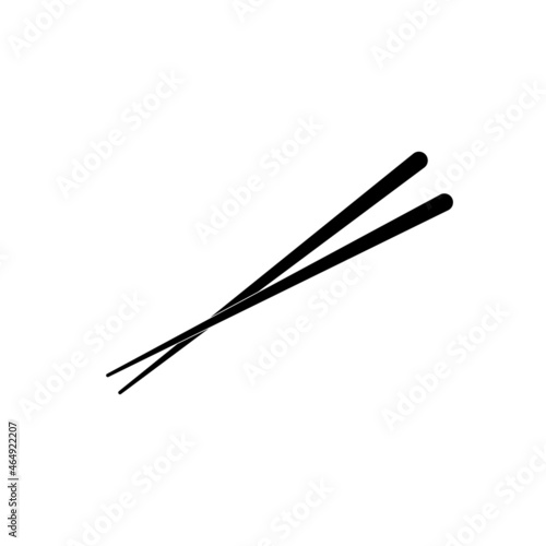 Chopstick icon logo vector