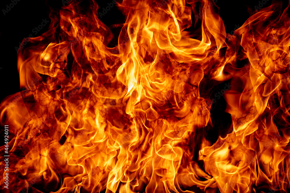 Flame fires. Burn lights on a black background. Fire flames on black background. Abstract fire flame background. Flame fires. Burn lights on a black background. Fire flames on black background. Abstract fire flame background.
