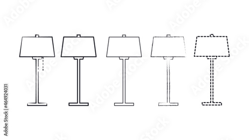 set of floor lamps
