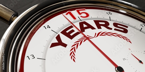 Fifteen Years Stopwatch