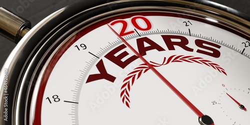 Valokuva Twenty Years Stopwatch