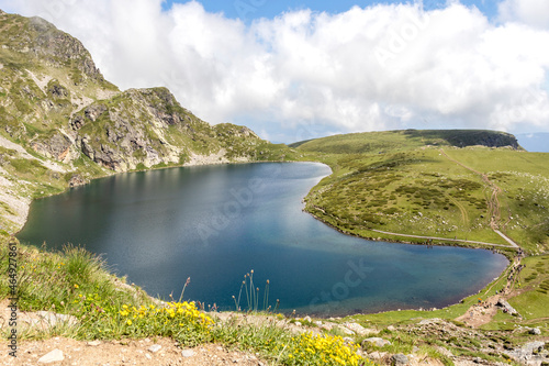 Landscape of The Seven Rila Lakes  Rila Mountain  Bulgaria