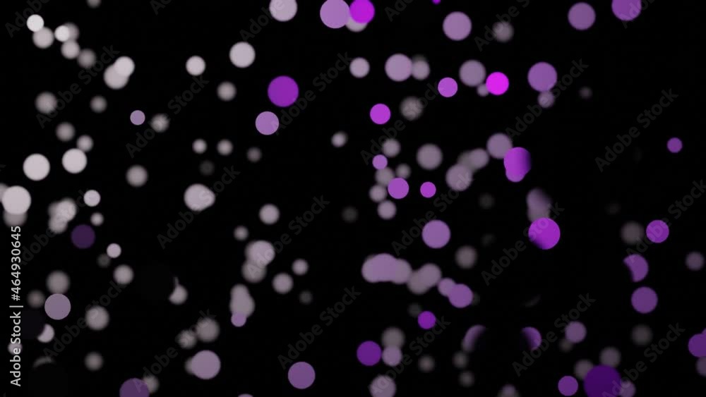 Abstract blur bubble animation with dark background Abstract blur bubble animation with dark background