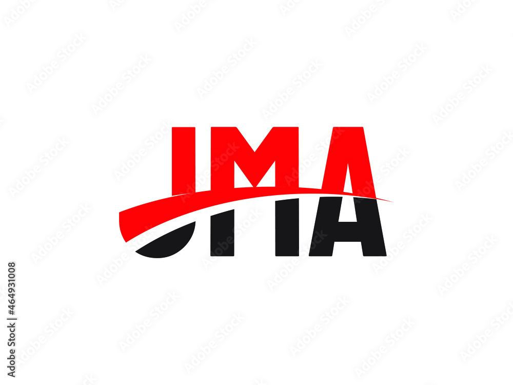 Fototapeta premium JMA Letter Initial Logo Design Vector Illustration
