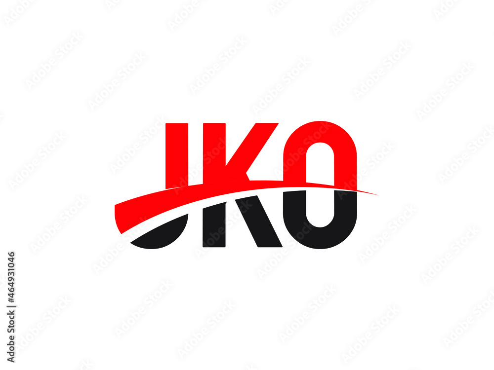 JKO Letter Initial Logo Design Vector Illustration JKO Letter Initial Logo Design Vector Illustration