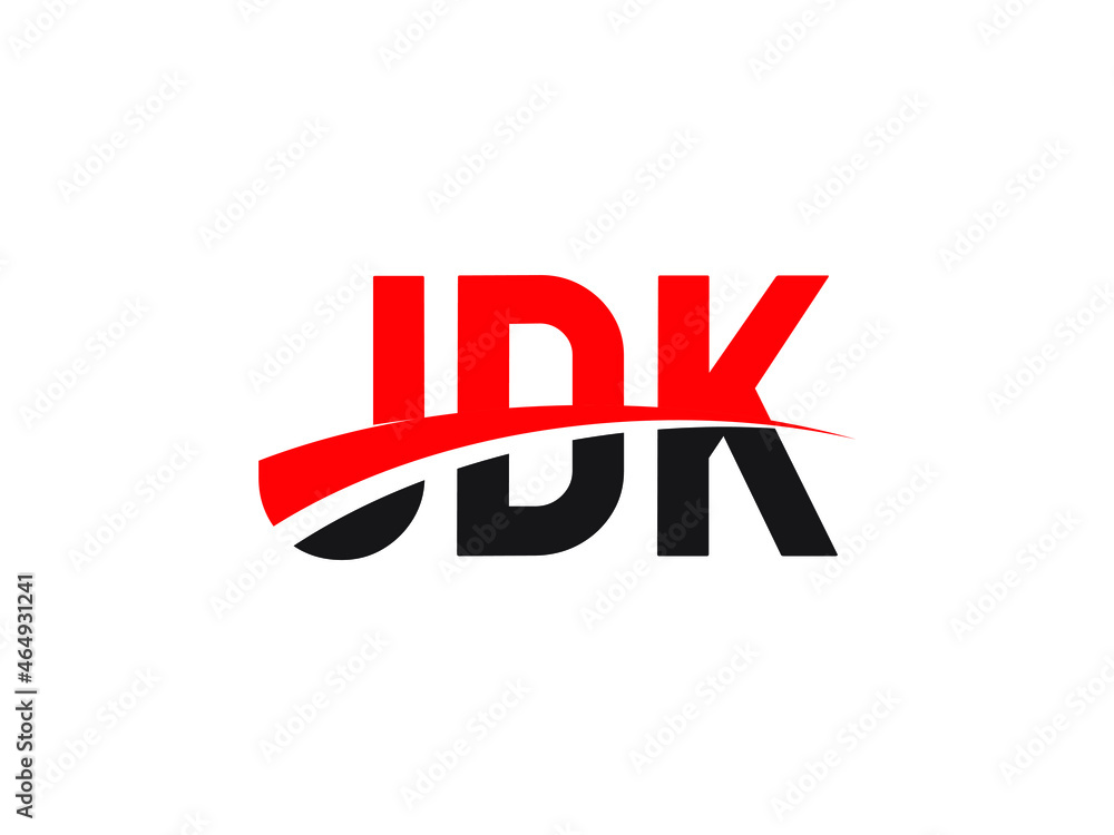 JDK Letter Initial Logo Design Vector Illustration JDK Letter Initial Logo Design Vector Illustration