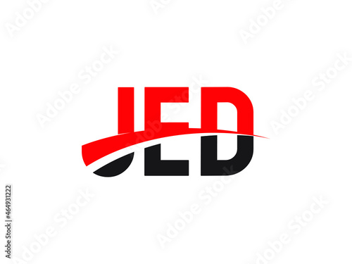 JED Letter Initial Logo Design Vector Illustration