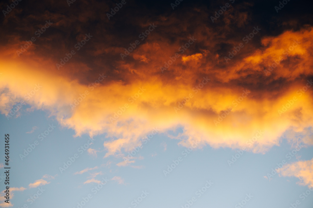 Sunrise orange clouds Sunrise orange clouds