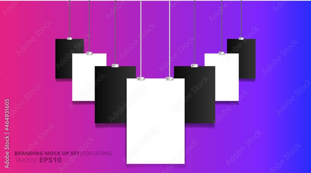 Poster mockup A4 vector Poster mockup A4 vector