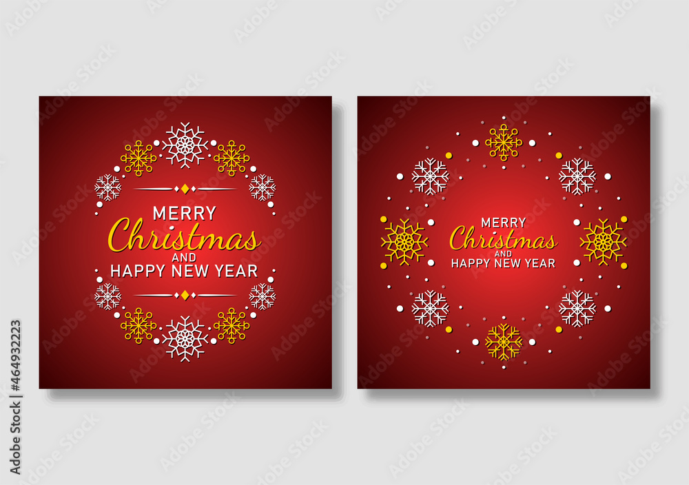 Christmas and new year background with snowflakes Christmas and new year background with snowflakes