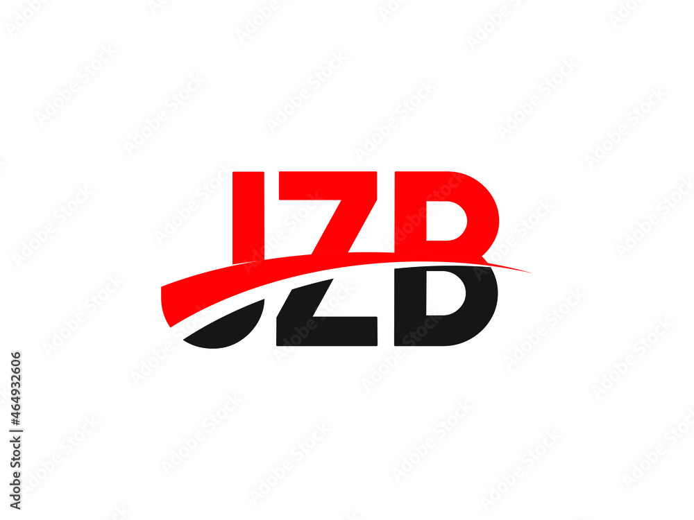 Fototapeta premium JZB Letter Initial Logo Design Vector Illustration