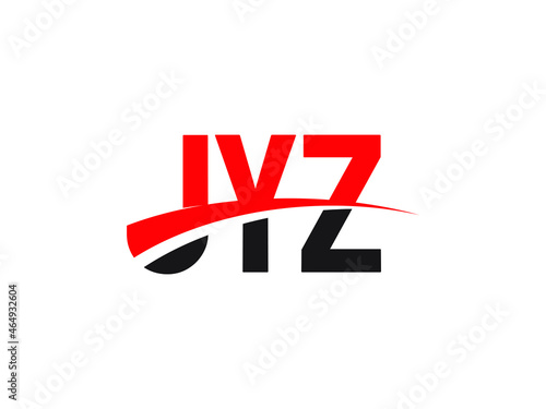 JYZ Letter Initial Logo Design Vector Illustration