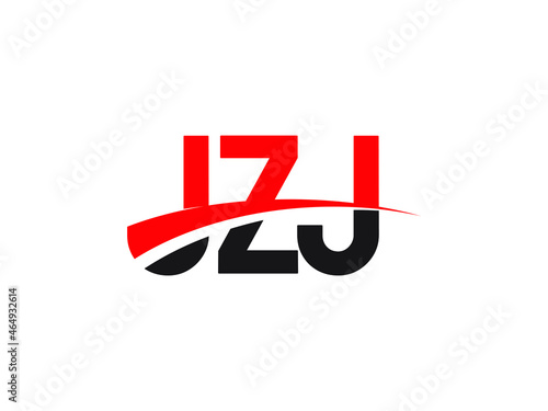 JZJ Letter Initial Logo Design Vector Illustration